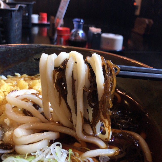 たっぷりのもずくがうれしい 沖縄もずくうどん By 鉄道王 匠寿庵 龍馬亭 久屋大通 うどん 食べログ