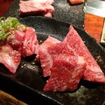 板前焼肉 一笑 - 上カルビと特選カイノミ