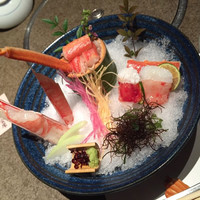 網元 別館 - 蟹のお造り上アングルから（笑）