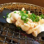 こなす - 5000円コース8-2  まだら白子の松前炭火焼き