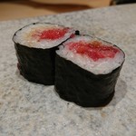 鮨 つぼみ - トロタク巻き