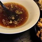 Dosanko - つけ麺のつけ汁と焼き飯セット