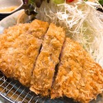 Tonkatsu Saikatsu - でも見た目より厚みが物足りない