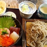 そば処 文ざ - 海鮮丼セット