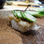 天寿し - 栄螺 陸蓮根添え