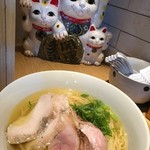 麺屋一燈 - 2018.11 月曜日限定「地鶏そば(黒王)」