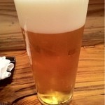 新ばし 久 - 【2011年12月】ビールはうすはり
