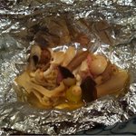 新ばし 久 - 【2011年12月】肉料理 鳥ホイル焼き