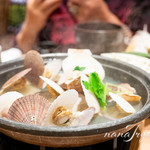 Hokkaidou Uosen Suisan - 帆立稚貝の酒蒸し 490円