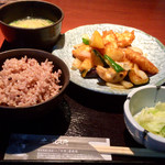 Sushi Tofuro - 白身魚と野菜の黒酢あん定食