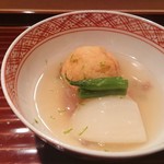 壽山 - 蕪と蟹のひろうす