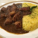 カレーの店 マボロシ - ポークカレー(1000円)。11月から値段が変更しています。