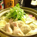Sumibi Yakitori Mamechou - 半日かけてじっくり煮込んだ濃厚鶏白湯