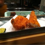 新ばし 久 - 【2011年12月】アナゴ フライ