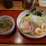 実咲庵 - 浪花油かすつけ麺