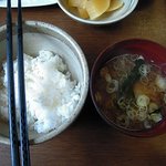 Tatsu Ya - ご飯　味噌汁