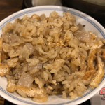 手打うどん春日井 - かやくご飯(並) 300円