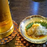 Arashiyama Daizen, - 生ビールとお通し