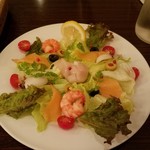 欧風カレー ソレイユ - シーフードサラダ　1,200円