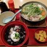 Joi Furu - みぞれしょうが鍋定食です。(2018年11月)