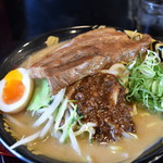 ハルピン 味噌らーめん 雷蔵 - １本角煮タレ味噌ラーメン