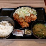 Yoshinoya - から揚げ定食･並（680円）