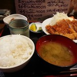 祭館 - 「トンカツ定食」700円