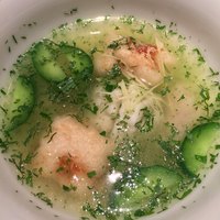 アピシウス - 鱧、胡瓜、生姜のスープ