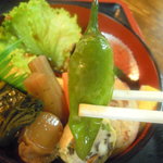 お食事処 たかはし - 二重弁当（おかず５品目）