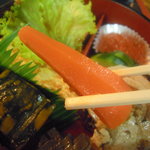 お食事処 たかはし - 二重弁当（おかず１０品目）