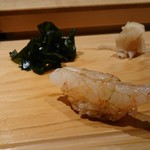 すし佐竹 - ボタン海老 201811