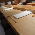 すし佐竹 - カウンター 201811