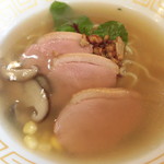 中華そば とりのほね - 限定麺 鴨塩中華そば 840円