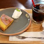 空箱 - 20181105かぼちゃのプリン風チーズケーキ（ドリンクセット）