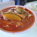 蒙古タンメン中本 - ●限定：冷し味噌やさい秋(野菜大盛)