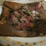 クレープリー・アルション - 生ハムとモッツァレラチーズのガレット