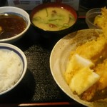 天ぷら 大吉 なんば店 - ボリュームセット 1000円