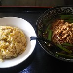 龍の食堂 - 料理写真:台湾ラーメン＋炒飯