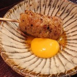 焼鳥マロバシ - つくね月見