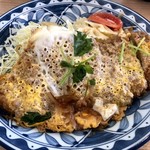 亜茂礼 - ロースカツの卵とじ、亜茂礼ランチA…600円