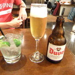 Kulu Kulu - すだちSODA400円､ﾃﾞｭﾍﾞﾙ(ﾍﾞﾙｷﾞｰﾋﾞｰﾙ)850円