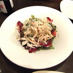 Kulu Kulu - むし鶏と新玉ﾈｷﾞのｻﾗﾀﾞ680円