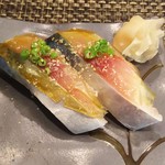 玄海鮨 - 追加  サバ２貫  メッチャうま！