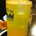 立呑亭 帆立屋 - 濁り梅酒のソーダ割り