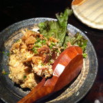 Izakaya Komisan - ポテトサラダなんですが、薫製のいぶさがたまらないのだ。