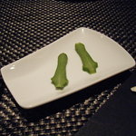 レストラン バカール - 日本各地から取り寄せた有機野菜とズワイガニとカニミソのバーニャカウダ