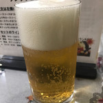 牛かつ おか田 - ランチビール