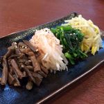 紅梅園 - H.30.10.28.夜 ナムル 450円税別