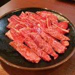 紅梅園 - H.30.10.28.夜 上ハラミ 1,600円税別・ロース 1,050円税別・バラ 750円税別