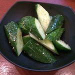 紅梅園 - H.30.10.28.夜 やみつき胡瓜 280円税別